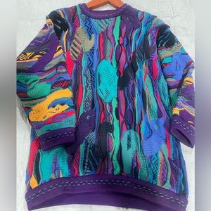 Multi color Coogi sweater. Size small
